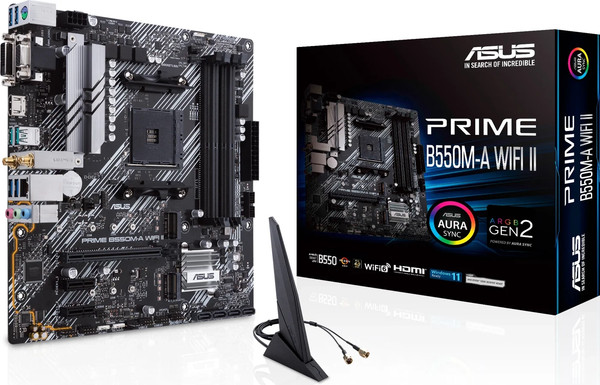 Изображение товара Материнская плата Asus Prime B550M-A Wi-Fi II