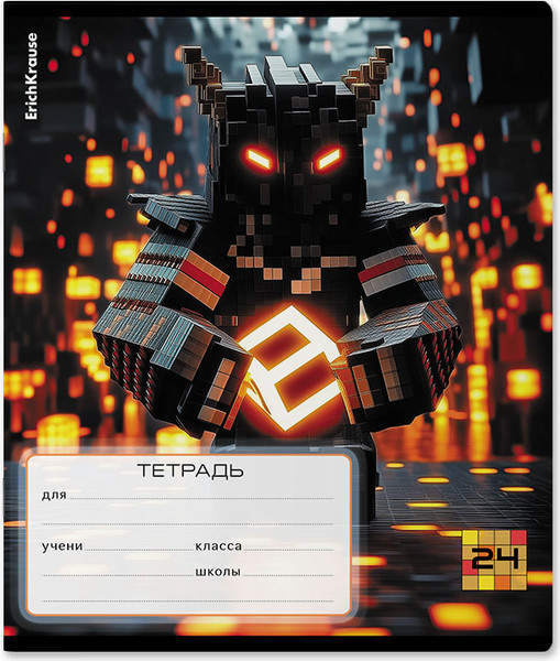 Изображение товара Тетрадь Erich Krause Mine Block / 64852 (24л, клетка)