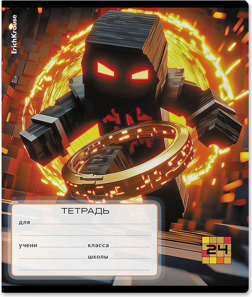 Изображение товара Тетрадь Erich Krause Mine Block / 64852 (24л, клетка)