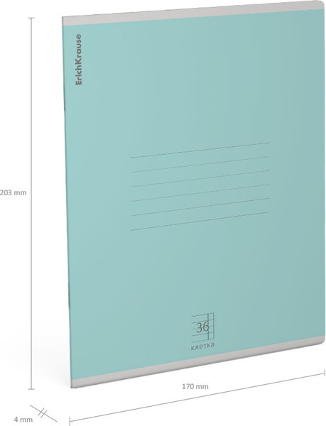 Изображение товара Тетрадь Erich Krause Nature Colors / 60625 (36л, клетка)