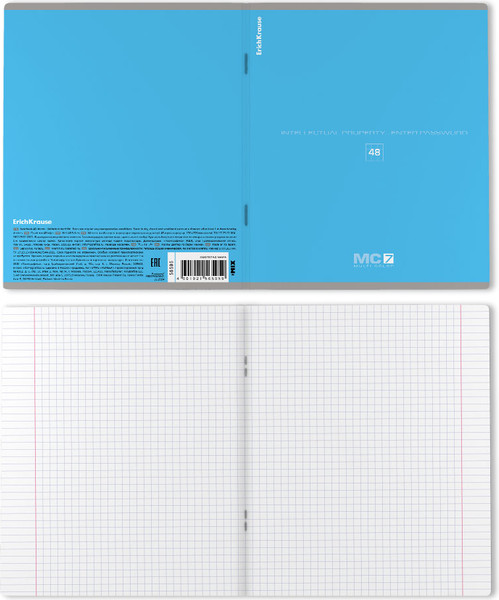 Изображение товара Тетрадь Erich Krause MC-7 / 56595 (48л, клетка)