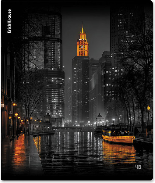 Изображение товара Тетрадь Erich Krause Urban Lights / 63310 (48л, клетка)