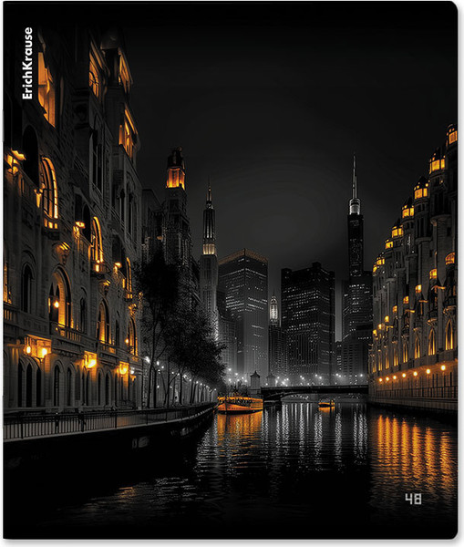 Изображение товара Тетрадь Erich Krause Urban Lights / 63310 (48л, клетка)