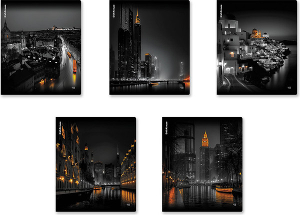Изображение товара Тетрадь Erich Krause Urban Lights / 63310 (48л, клетка)