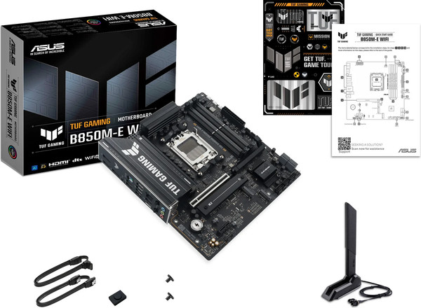 Изображение товара Материнская плата Asus TUF Gaming B850M-E WiFi