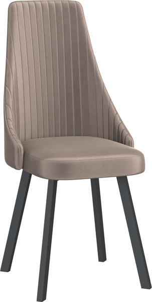 Изображение товара Стул Олмеко Лион (велюр конфетти мокко/черный)