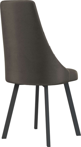 Изображение товара Стул Олмеко Лион (велюр конфетти стоун/черный)