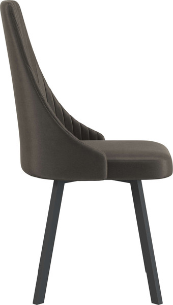 Изображение товара Стул Олмеко Лион (велюр конфетти стоун/черный)