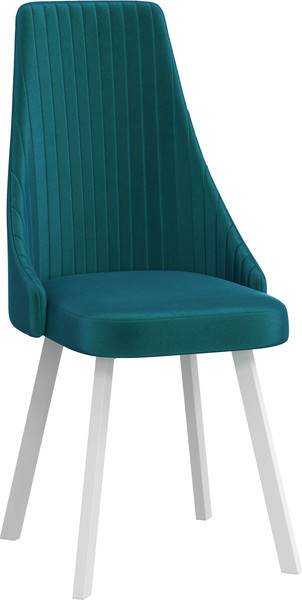 Изображение товара Стул Олмеко Лион (велюр конфетти изумруд/белый)