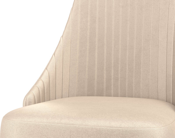 Изображение товара Стул Олмеко Лион (велюр конфетти крем/черный)