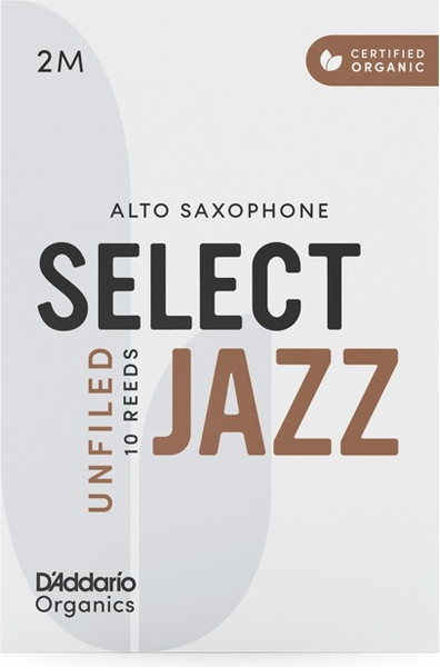 Изображение товара Трость для саксофона D'Addario Organic Select Jazz Unfiled 2M / ORRS10ASX2M