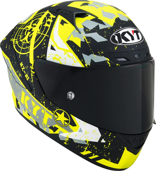 Изображение товара Мотошлем KYT Nz Race Blazing Y6NZ0020.4 (M, желтый матовый)