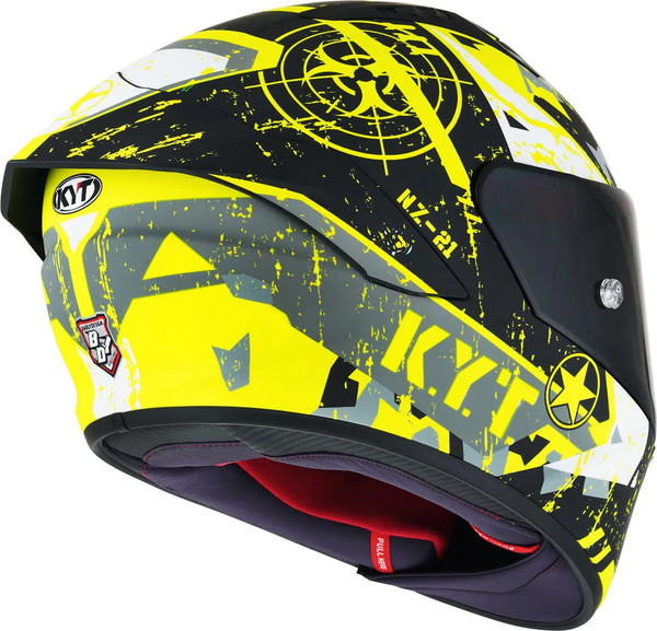 Изображение товара Мотошлем KYT Nz Race Blazing Y6NZ0020.4 (M, желтый матовый)