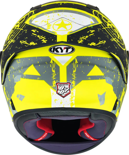 Изображение товара Мотошлем KYT Nz Race Blazing Y6NZ0020.4 (M, желтый матовый)