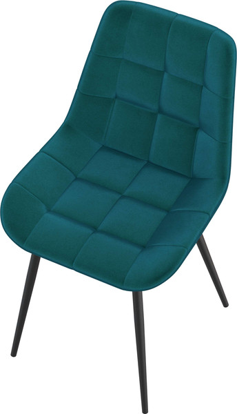 Изображение товара Стул Олмеко Кварта К (велюр конфетти изумруд/черный)