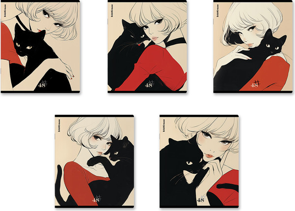 Изображение товара Тетрадь Erich Krause Elegant Style / 56316 (48л, клетка)