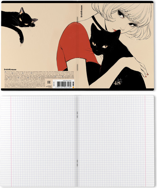 Изображение товара Тетрадь Erich Krause Elegant Style / 56316 (48л, клетка)