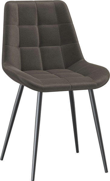 Изображение товара Стул Олмеко Кварта К (велюр конфетти стоун/черный)