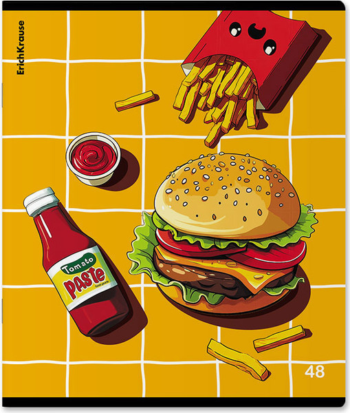 Изображение товара Тетрадь Erich Krause Cheat Meal / 64860 (48л, клетка)