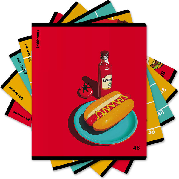 Изображение товара Тетрадь Erich Krause Cheat Meal / 64860 (48л, клетка)