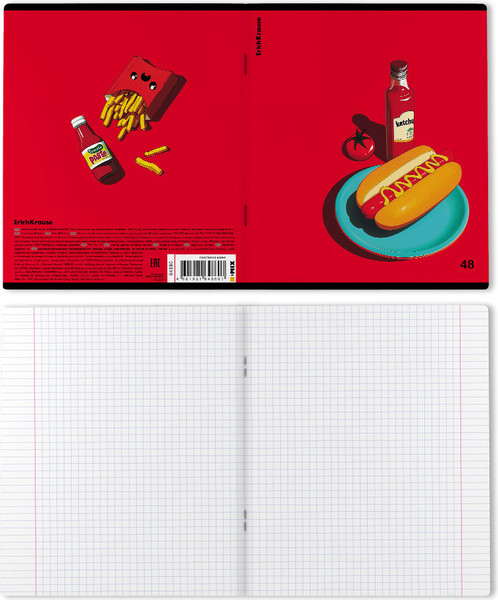 Изображение товара Тетрадь Erich Krause Cheat Meal / 64860 (48л, клетка)