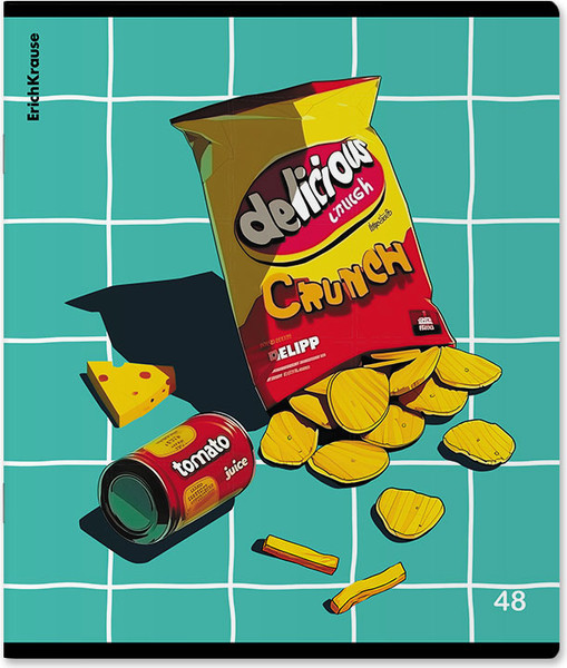 Изображение товара Тетрадь Erich Krause Cheat Meal / 64860 (48л, клетка)