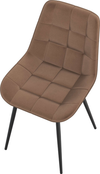 Изображение товара Стул Олмеко Кварта К (велюр конфетти корица/черный)
