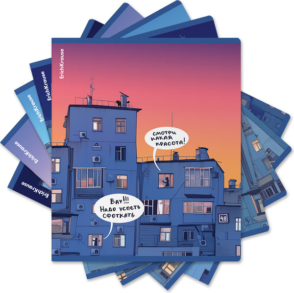 Изображение товара Тетрадь Erich Krause Windows / 63311 (48л, клетка)