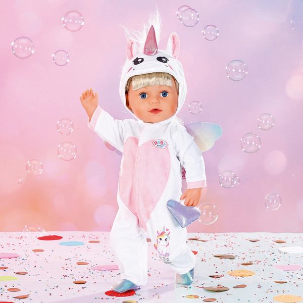 Изображение товара Набор аксессуаров для куклы Baby Born Комбинезон Единорог / 68494