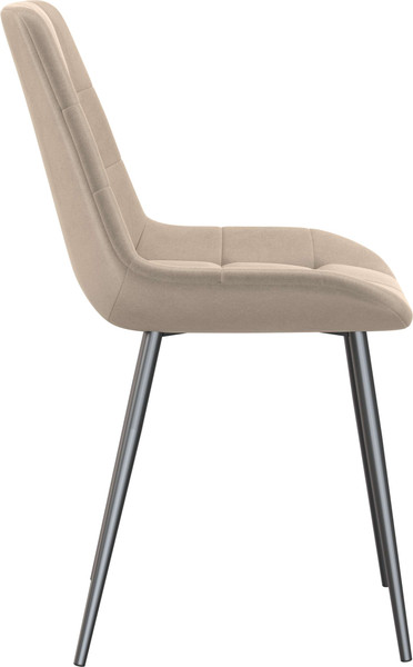 Изображение товара Стул Олмеко Кварта К (велюр конфетти крем/черный)