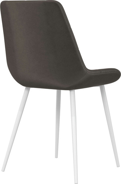 Изображение товара Стул Олмеко Кварта К (велюр конфетти стоун/белый)