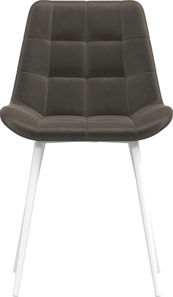 Изображение товара Стул Олмеко Кварта К (велюр конфетти стоун/белый)