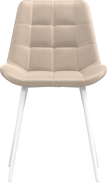Изображение товара Стул Олмеко Кварта К (велюр конфетти крем/белый)