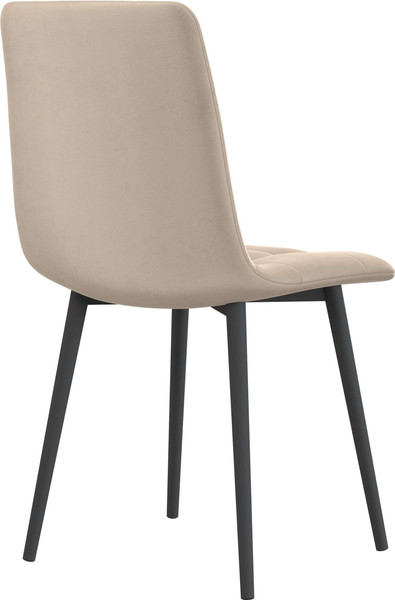 Изображение товара Стул Олмеко Белла К (велюр конфетти крем/черный)
