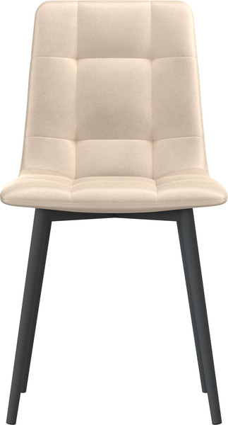 Изображение товара Стул Олмеко Белла К (велюр конфетти крем/черный)