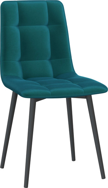 Изображение товара Стул Олмеко Белла К (велюр конфетти изумруд/черный)
