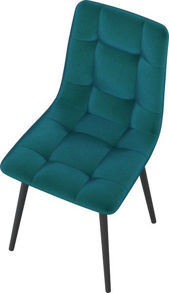 Изображение товара Стул Олмеко Белла К (велюр конфетти изумруд/черный)