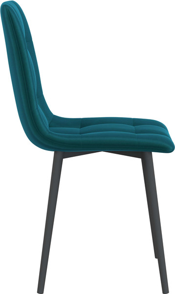 Изображение товара Стул Олмеко Белла К (велюр конфетти изумруд/черный)