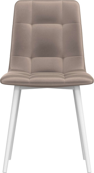 Изображение товара Стул Олмеко Белла К (велюр конфетти мокко/белый)
