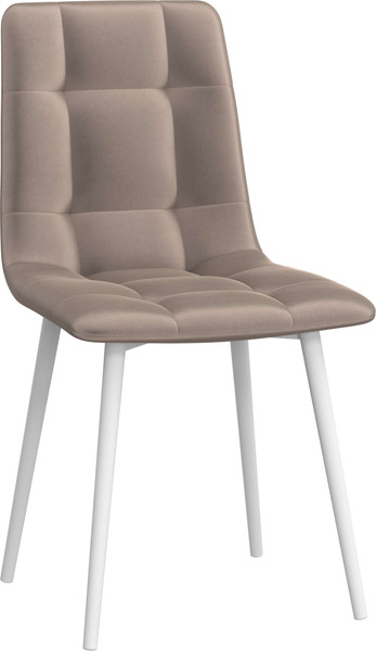 Изображение товара Стул Олмеко Белла К (велюр конфетти мокко/белый)