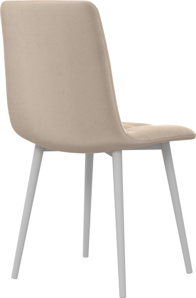 Изображение товара Стул Олмеко Белла К (велюр конфетти крем/белый)
