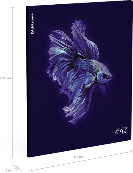 Изображение товара Тетрадь Erich Krause Indigo / 64867 (48л, клетка)