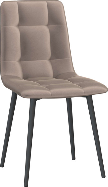 Изображение товара Стул Олмеко Белла К (велюр конфетти мокко/черный)