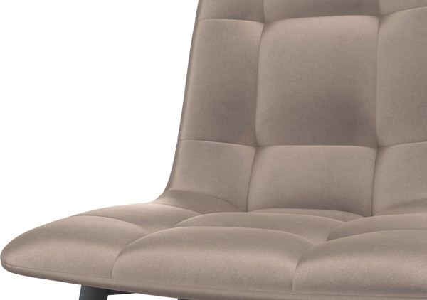 Изображение товара Стул Олмеко Белла К (велюр конфетти мокко/черный)