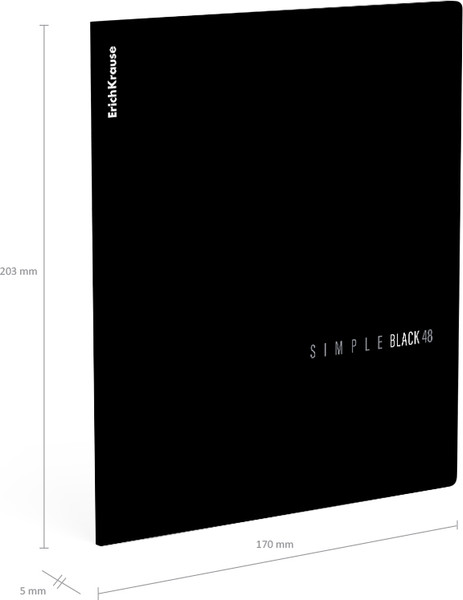 Изображение товара Тетрадь Erich Krause Simple Color / 63320 (48л, клетка)