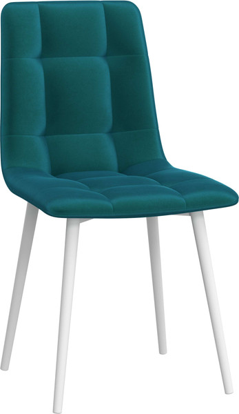 Изображение товара Стул Олмеко Белла К (велюр конфетти изумруд/белый)