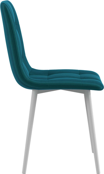 Изображение товара Стул Олмеко Белла К (велюр конфетти изумруд/белый)