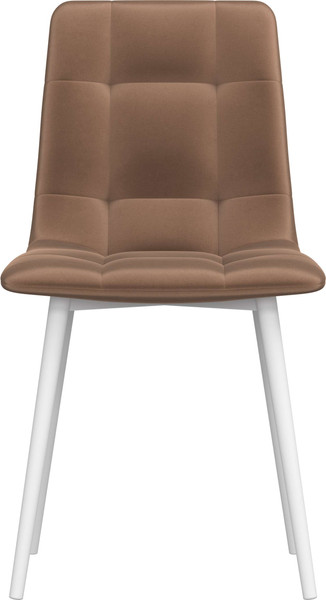 Изображение товара Стул Олмеко Белла К (велюр конфетти корица/белый)