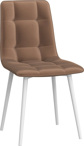 Изображение товара Стул Олмеко Белла К (велюр конфетти корица/белый)