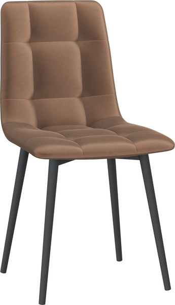 Изображение товара Стул Олмеко Белла К (велюр конфетти корица/черный)